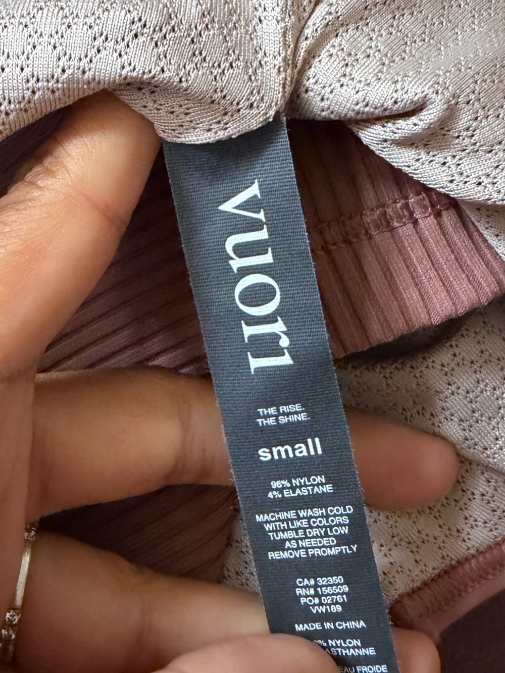 Vuori Rib Crop Tank - Picture 4 of 4